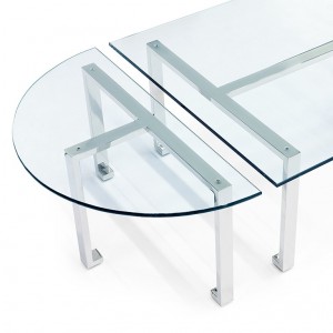 COFFEE TABLE GLASS KOMPO H40 200X80