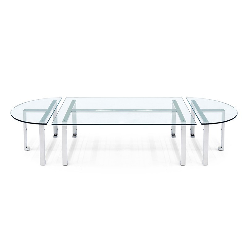 COFFEE TABLE GLASS KOMPO H40 200X80