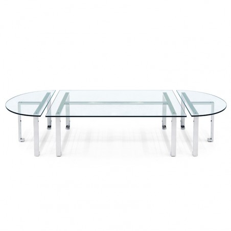 COFFEE TABLE GLASS KOMPO H40 200X80
