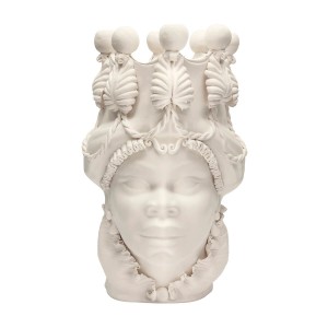 VASE MORO LADY W/CANDLEHOLDER