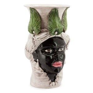 VASE MORO LADY GIANT W/LEAF