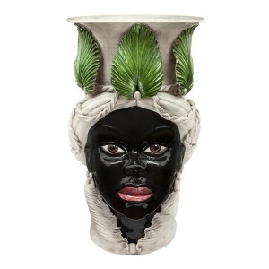 VASE MORO LADY GIANT W/LEAF