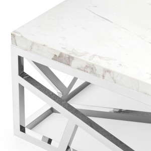 COFFEE TABLE STICKS MARBLE H40 100X100