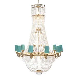 LAMP CHANDELIER BRONZE