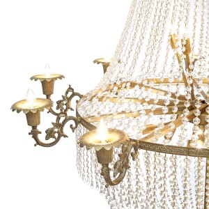 LAMP CHANDELIER BRONZE