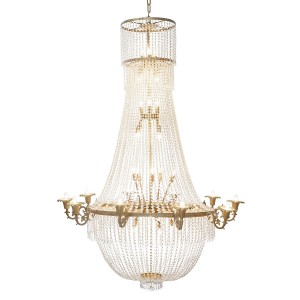 LAMP CHANDELIER BRONZE
