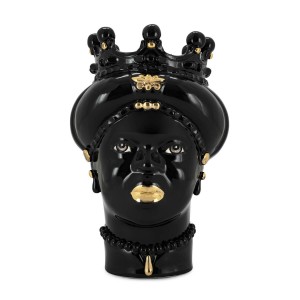 VASE MORO LADY ALL BLACK