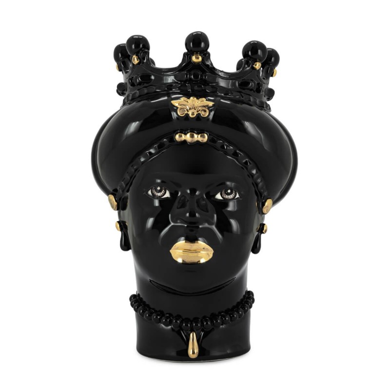 VASE MORO LADY ALL BLACK