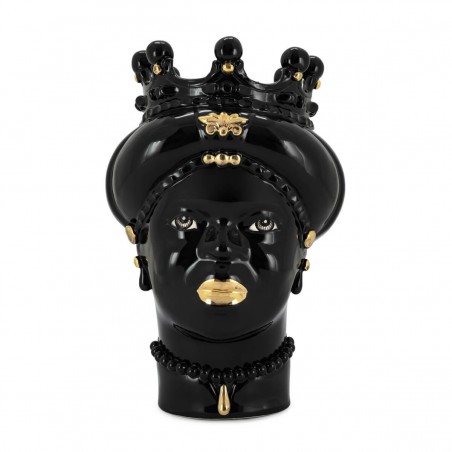 VASE MORO LADY ALL BLACK