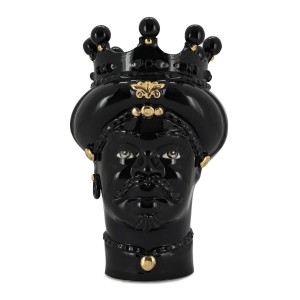 VASE MORO MAN ALL BLACK