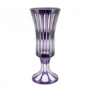 VASE CRYSTAL PLUME H42 D19