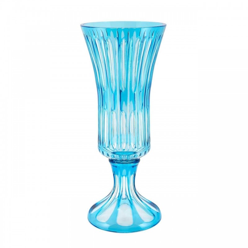 VASE CRYSTAL PLUME H42 D19