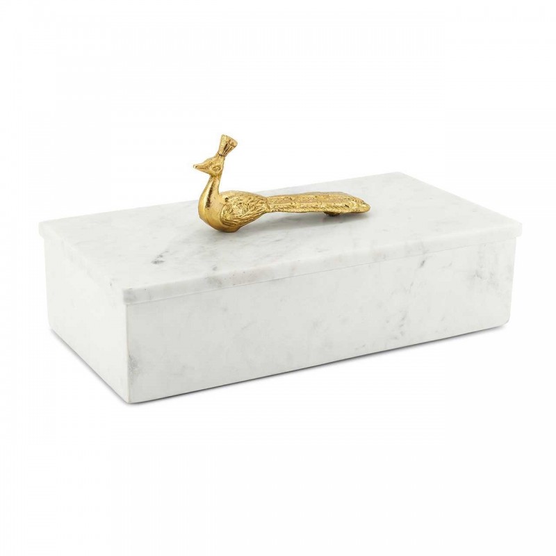 BOX PEACOCK BG H15 30X15