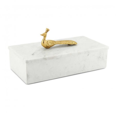 BOX PEACOCK BG H15 30X15