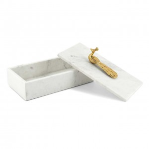 BOX PEACOCK BG H15 30X15