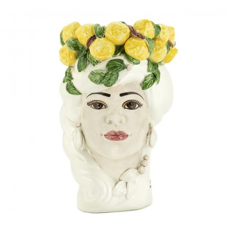 VASE LEMON HEAD LADY