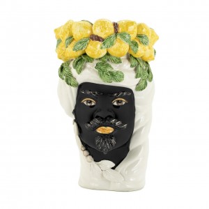 VASE LEMON HEAD MAN