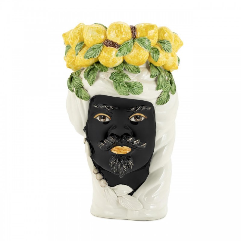 VASE LEMON HEAD MAN