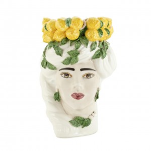 VASE LEMON HEAD LADY BIG