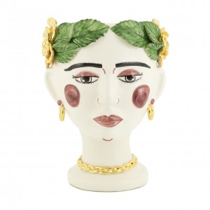 VASE HEAD SELVA NATURAL H30