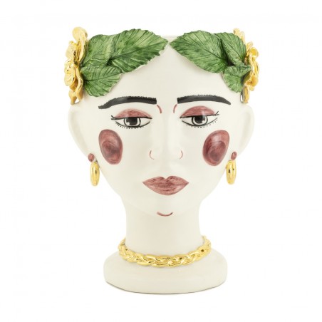 VASE HEAD SELVA NATURAL H30