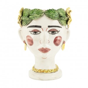 VASE HEAD SELVA NATURAL H30