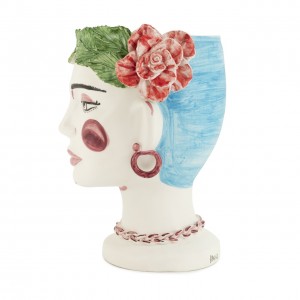 VASE HEAD SELVA NATURAL H30