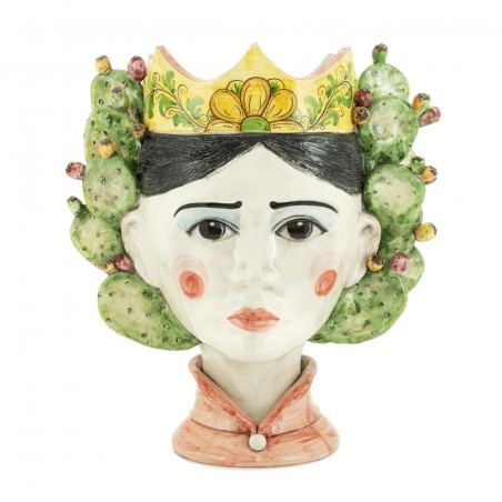 VASE HEAD LADY SICILY