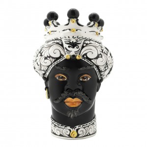 VASE MORO MAN ORNATE H41