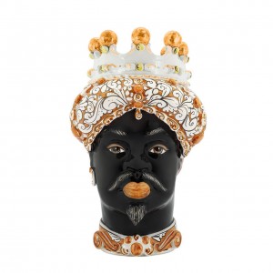 VASE MORO MAN ORNATE H41