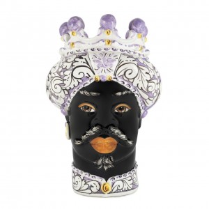 VASE MORO MAN ORNATE H41