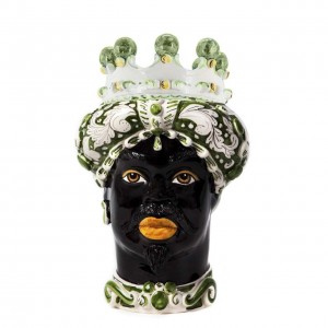 VASE MORO MAN ORNATE H41