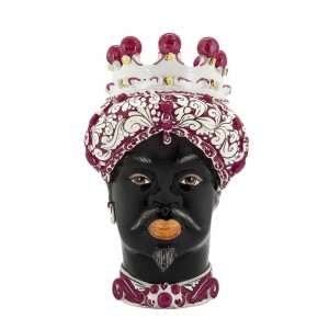 VASE MORO MAN ORNATE H41