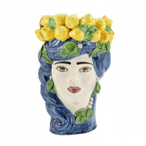 VASE LEMON HEAD LADY BIG