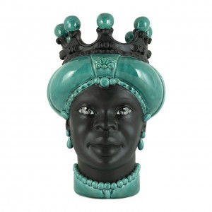 VASE MORO LADY CROWN DARK