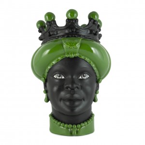 VASE MORO LADY CROWN DARK