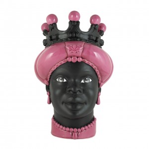 VASE MORO LADY CROWN DARK