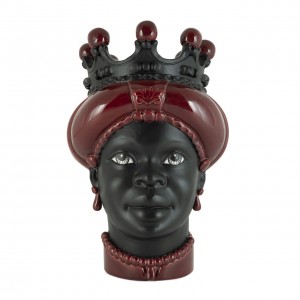 VASE MORO LADY CROWN DARK