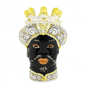 VASE MORO MAN ORNATE H41