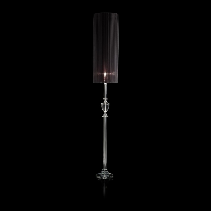 FLOOR LAMP CRYSTAL PLISSE